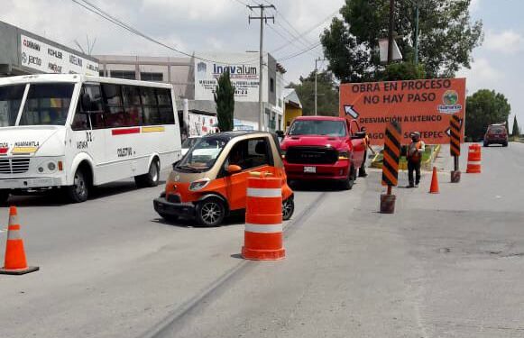 ANUNCIA AYUNTAMIENTO DE HUAMANTLA CIERRES VIALES EN CAMINO A ZARAGOZA POR CONSTRUCCIÓN DE PUENTES