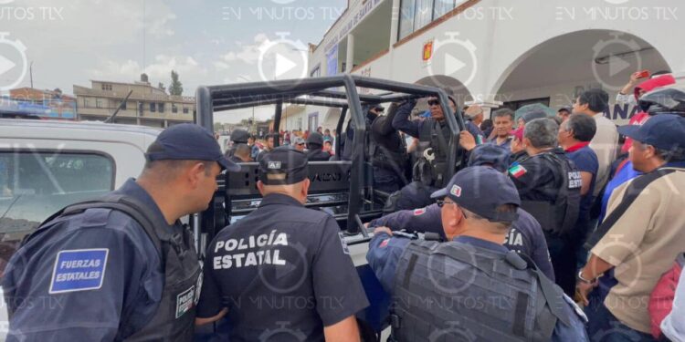 Se salva probable ladrón de ser linchado, en Apizaco; fue golpeado y rescatado