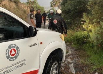ACTIVA PROTECCIÓN CIVIL DE HUAMANTLA OPERATIVO DE SEGURIDAD TRAS FUERTE LLUVIA