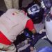 AUXILIA PROTECCIÓN CIVIL DE HUAMANTLA A MOTOCICLISTA EN ACCIDENTE