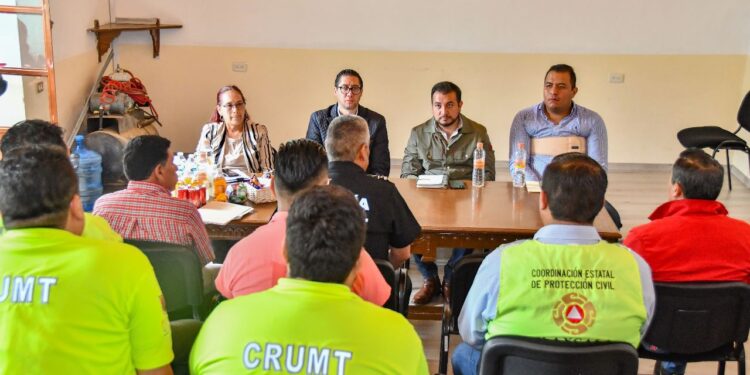 AUTORIDADES MUNICIPALES, ESTATALES Y CUERPOS DE SEGURIDAD REVISAN LA LOGÍSTICA DE LA CARRERA DE CARCACHAS