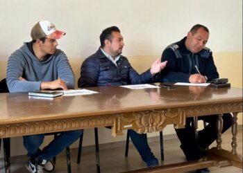ENCABEZA REUNIÓN SALVADOR SANTOS CEDILLO PARA EL OPERATIVO DE SEGURIDAD DE LA FERIA HUAMANTLA 2023