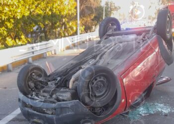 Mujeres ebrias se accidentan, en Chiautempan; dos son llevadas a un hospital