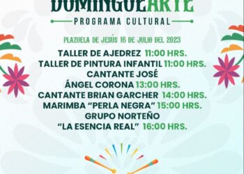 ESTE DÍA “DOMINGUEARTE” SE LLEVARÁ A CABO EN LA PLAZUELA DE JESÚS