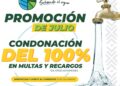ANUNCIA CAPAMH CONDONACIÓN DEL 100% EN MULTAS Y RECARGOS DURANTE EL MES DE JULIO