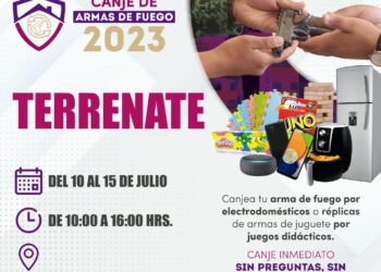 CANJE DE ARMAS 2023 EN TERRENATE.