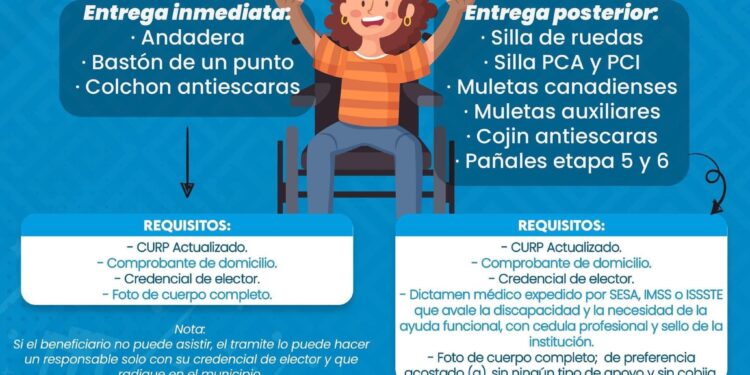 Convoca DIF Tocatlán a participar en la entrega de aparatos funcionales.