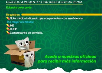 ENTREGARÁ SMDIF HUAMANTLA BOLSAS DE DIÁLISIS GRATUITAS A PACIENTES CON INSUFICIENCIA RENAL