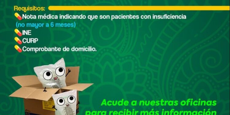 ENTREGARÁ SMDIF HUAMANTLA BOLSAS DE DIÁLISIS GRATUITAS A PACIENTES CON INSUFICIENCIA RENAL