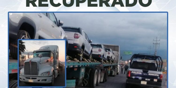 LOCALIZA EN MINUTOS POLICÍA DE HUAMANTLA TRACTOCAMIÓN CON REPORTE DE ROBO