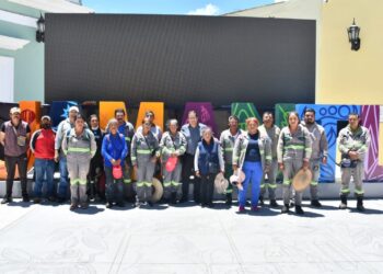 RECOMPENSA AYUNTAMIENTO DE HUAMANTLA A TRABAJADORES DE SERVICIOS PÚBLICOS CON ESTÍMULOS ECONÓMICOS