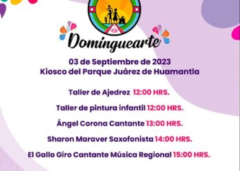DISFRUTA DEL PRIMER FIN DE SEMANA DE SEPTIEMBRE CON EL PROGRAMA CULTURAL “DOMINGUEARTE”
