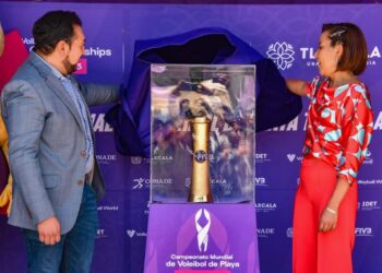 LLEGA A HUAMANTLA LA FIESTA MUNDIALISTA DEL VOLEIBOL CON EL TROPHY TOUR