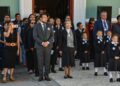 ENCABEZA SALVADOR SANTOS CEDILLO CEREMONIA DE LOS 100 AÑOS DE FUNDACIÓN DEL COLEGIO JUANA DE ARCO