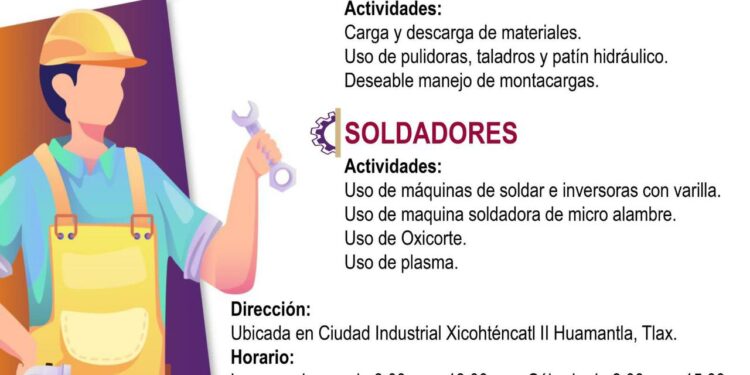 PROMUEVEN AYUNTAMIENTO DE HUAMANTLA Y GOBIERNO ESTATAL VACANTES EN CIUDAD INDUSTRIAL XICOHTÉNCATL II