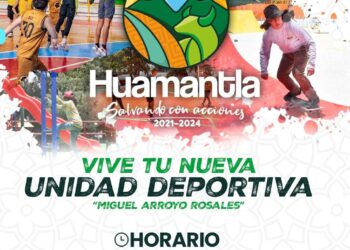 ANUNCIA SALVADOR SANTOS CEDILLO REAPERTURA DE LA UNIDAD DEPORTIVA “MIGUEL ARROYO ROSALES”