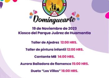 DOMINGUEARTE UN PROGRAMA CULTURAL DE HUAMANTLA LLENO DE MÚSICA Y DIVERSIÓN