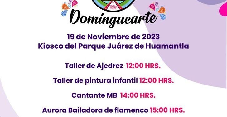 DOMINGUEARTE UN PROGRAMA CULTURAL DE HUAMANTLA LLENO DE MÚSICA Y DIVERSIÓN