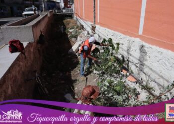 Tequexquitla – Realizan jornada de limpieza en Tequexquitla.