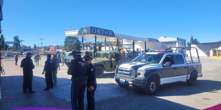 Tequexquitla – Continúan acciones en pro de la seguridad en El Carmen Tequexquitla.