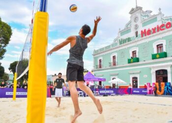 Huamantla – LIGA DE VOLEIBOL DE PLAYA DE HUAMANTLA SE JUEGA EN INSTALACIONES PROFESIONALES POR EL MUNDIAL