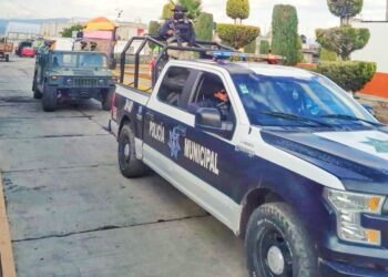 REALIZA POLICÍA MUNICIPAL DE HUAMANTLA Y LA SEDENA PATRULLAJES EN DIVERSOS PUNTOS DEL MUNICIPIO