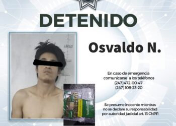 ATRAPA POLICÍA DE HUAMANTLA A HOMBRE ARMADO CON RIFLE Y 350 CARTUCHOS HÁBILES 