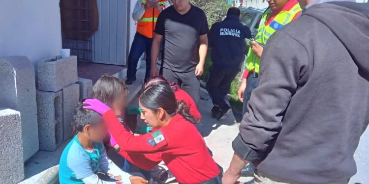 AUXILIA PROTECCIÓN CIVIL DE HUAMANTLA EN PERCANCE VIAL EN EL LIBRAMIENTO ORIENTE