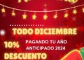 DESCUENTO ESPECIAL TODO DICIEMBRE POR PAGO ANUAL ANTICIPADO DE AGUA POTABLE