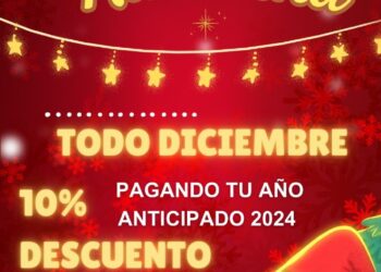 DESCUENTO ESPECIAL TODO DICIEMBRE POR PAGO ANUAL ANTICIPADO DE AGUA POTABLE
