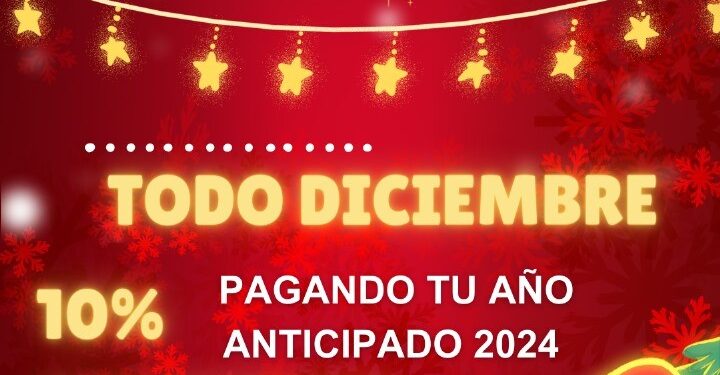 DESCUENTO ESPECIAL TODO DICIEMBRE POR PAGO ANUAL ANTICIPADO DE AGUA POTABLE
