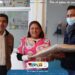 Entrega alcalde de Tocatlán rosca de reyes a instituciones.