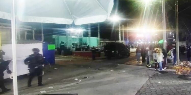 SEGURIDAD PÚBLICA DE HUAMANTLA GARANTIZA EL ORDEN EN EVENTO MUSICAL DE SAN JOSÉ XICOHTÉNCATL