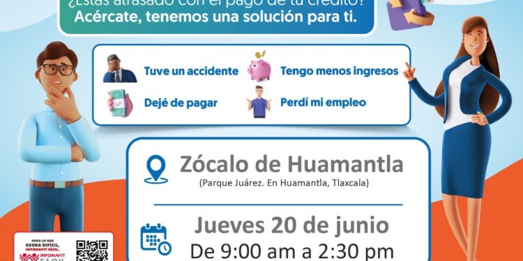 GOBIERNO MUNICIPAL DE HUAMANTLA E INFONAVIT INVITAN A FERIA DE SOLUCIÓN DE PAGO