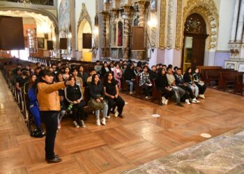 CAPACITA AYUNTAMIENTO DE HUAMANTLA A EMBAJADORES TURÍSTICOS SOBRE LA RIQUEZA ARQUITECTÓNICA DEL MUNICIPIO
