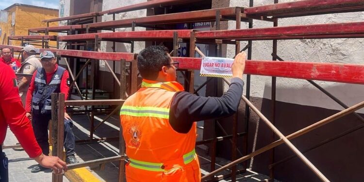 SUPERVISA PROTECCIÓN CIVIL DE HUAMANTLA BURLADEROS PARA LA HUAMANTLADA