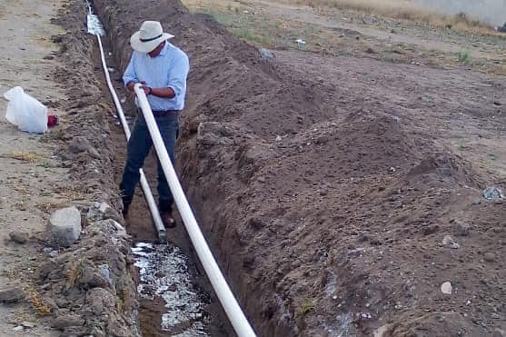 REALIZA CAPAMH AMPLIACIÓN DE RED DE AGUA POTABLE EN EL BARRIO DE SANTA ANITA