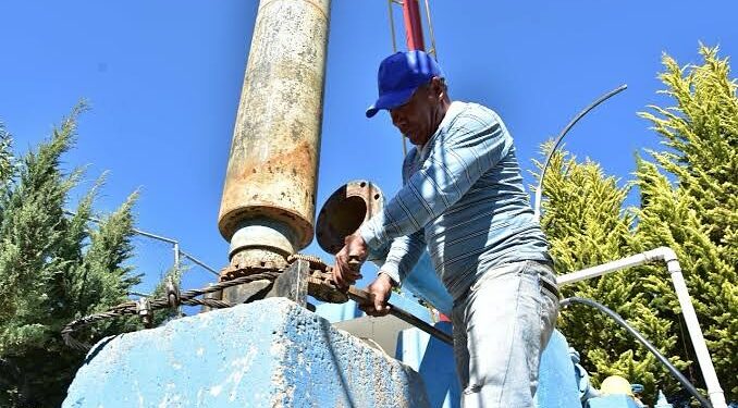 Desabasto de agua en Huamantla se debe a funcionamiento excesivo de pozos.