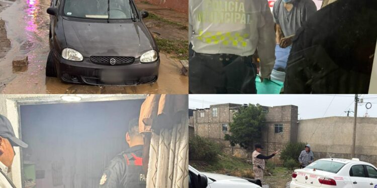 ATIENDE PROTECCIÓN CIVIL DE HUAMANTLA AFECTACIONES MENORES TRAS FUERTE LLUVIA VESPERTINA