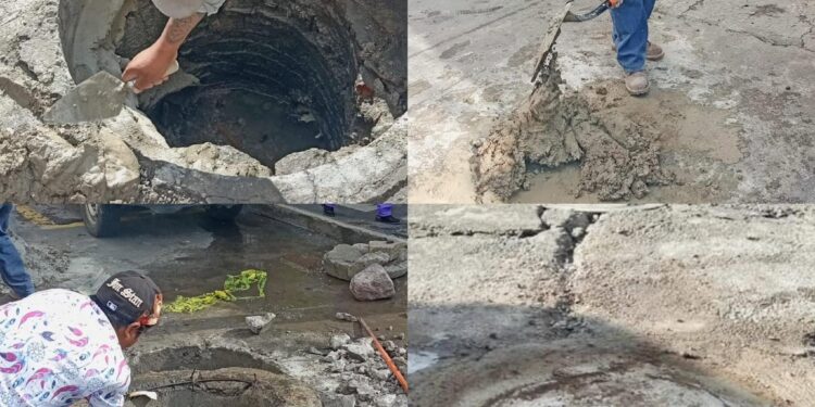 MEJORA CAPAMH INFRAESTRUCTURA SANITARIA EN HUAMANTLA CON TRABAJOS DE MANTENIMIENTO EN CALLE BRAVO