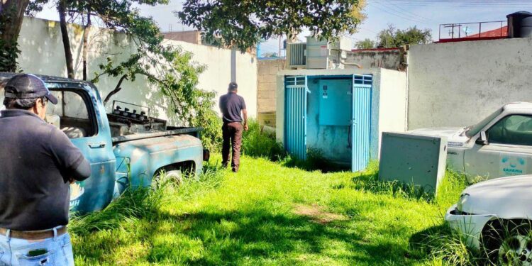Queda restablecido el servicio de agua en el pozo Santa Ana Ríos Huamantla.