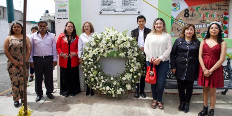 AUTORIDADES MUNICIPALES Y COMUNITARIAS CONMEMORAN EL 87 ANIVERSARIO DE LA FUNDACIÓN DEL PUEBLO DE CHAPULTEPEC
