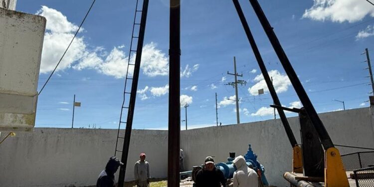 CAPAMH trabaja para restablecer el servicio de agua en diversas zonas de Huamantla