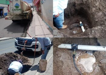 CAPAMH atiende reportes de fugas y continúa con el reparto de agua en zonas vulnerables