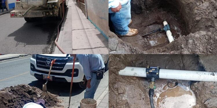 CAPAMH atiende reportes de fugas y continúa con el reparto de agua en zonas vulnerables