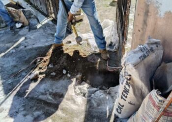 CAPAMH realiza mantenimiento y reparación continua en distintos puntos del municipio