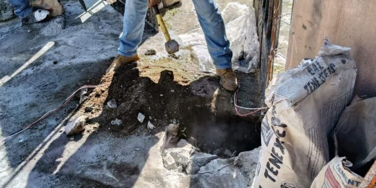 CAPAMH realiza mantenimiento y reparación continua en distintos puntos del municipio