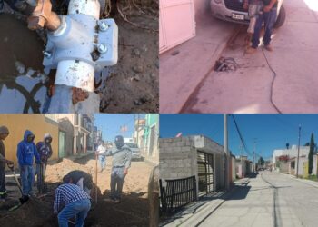 Mantenimiento permanente de la red de agua en Huamantla