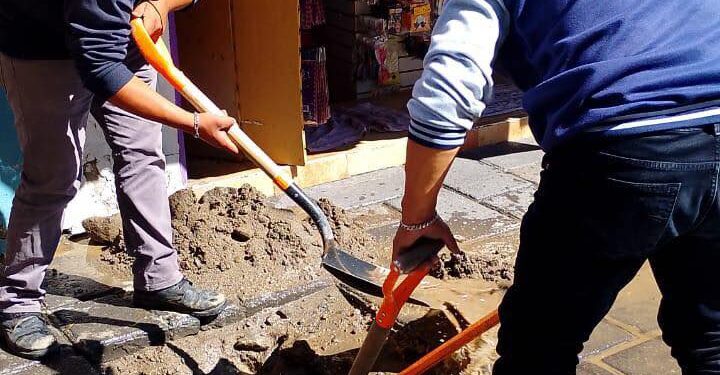 Avanzan los trabajos de reparación y mantenimiento de la red de agua en Huamantla