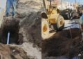 Suministro de agua potable es regular pese a trabajos en calle Abasolo.